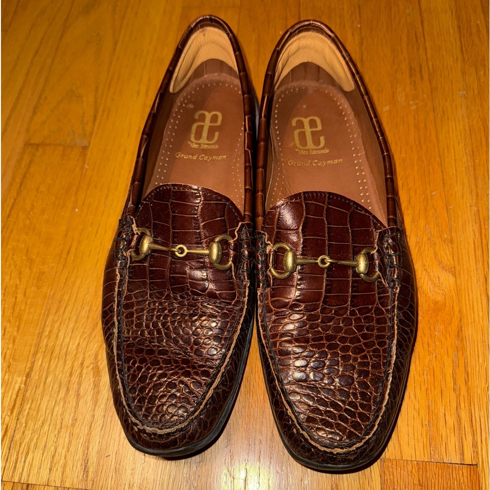 Allen Edmonds Grand Cayman Horsebit Driver Loafers Brown 10.5